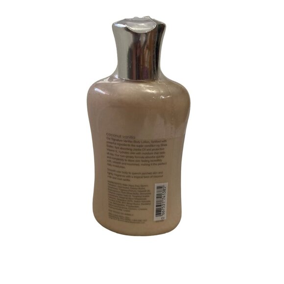 Bath & Body Works Coconut Vanilla Signature Body Lotion 8 Fl Oz Moisture - Picture 2 of 5